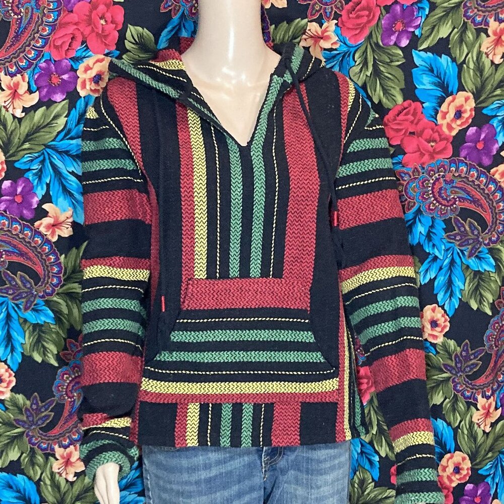 MEN'S BEACH LIFE LADRFT PANCHO HOODIE MENS SIZE SMALL